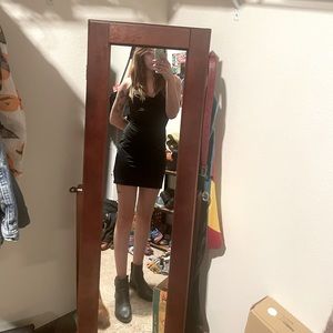 urban black going out mini dress